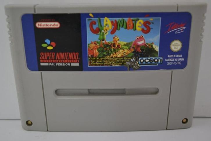 Claymates (SNES FRG), Spelcomputers en Games, Games | Nintendo Super NES, 1 speler, Zo goed als nieuw, Verzenden