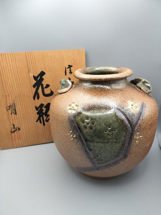 Vaas - Keramiek - Japan - Shigaraki Meizan Oven (Zonder, Antiek en Kunst, Antiek | Overige Antiek