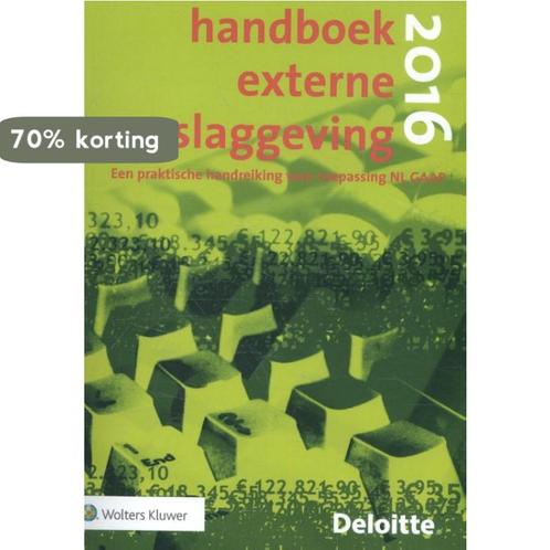 Handboek Externe Verslaggeving 2016 9789013131680, Boeken, Economie, Management en Marketing, Gelezen, Verzenden