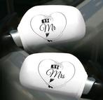 Autospiegelhoezen Bruiloft Mr - Mrs | Nieuw! | Autodecoratie, Nieuw, Verzenden