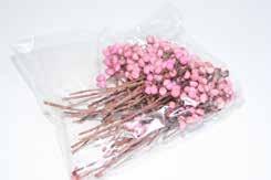 Mini berrie, mini bolletjes 50 gram Roze Voor corsages, Huis en Inrichting, Woonaccessoires | Kunstplanten en Kunstbloemen, Nieuw