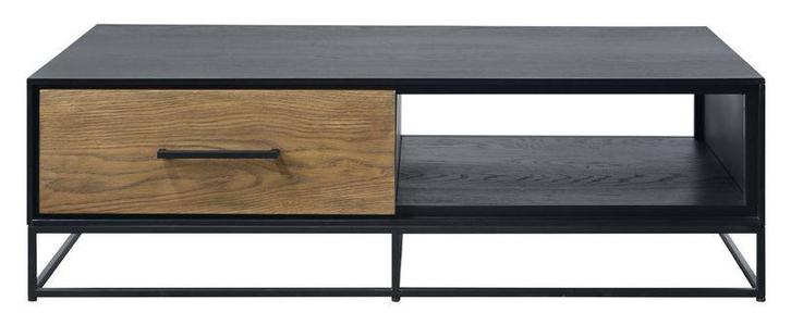 Veneta-i salontafel 2l+1ov eik.fineer zw&nat, Huis en Inrichting, Tafels | Salontafels, Nieuw, Ophalen of Verzenden