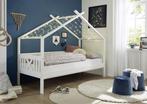 Huisbed kinderbed 90x200 cm grenenhout wit met lattenbodem, Kinderen en Baby's, Kinderkamer | Bedden, Ophalen of Verzenden, Nieuw
