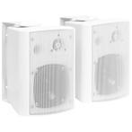 vidaXL Stereoluidsprekers wandgemonteerd 2 st 80 W wit, Verzenden, Nieuw