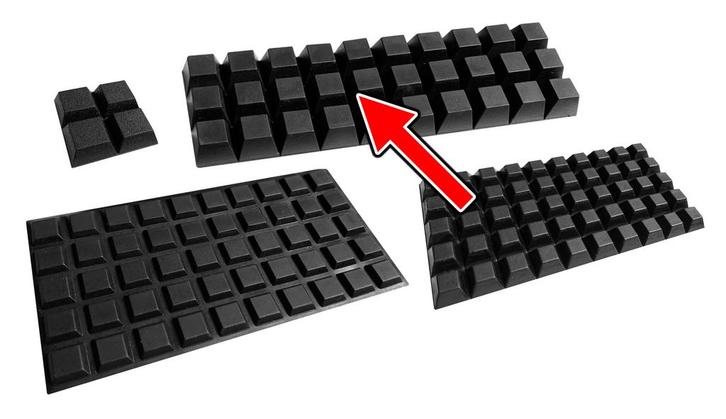 Set van 100 stootdopjes (20x20x14 mm, zwart, trapezium), Huis en Inrichting, Woonaccessoires | Overige, Nieuw, Ophalen of Verzenden