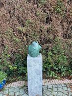 Bronzen Springende Vis Fontein - Tuinbeeld - 23x19x29cm-4Kg, Tuin en Terras, Waterpartijen en Fonteinen, Nieuw, Fontein, Gietijzer
