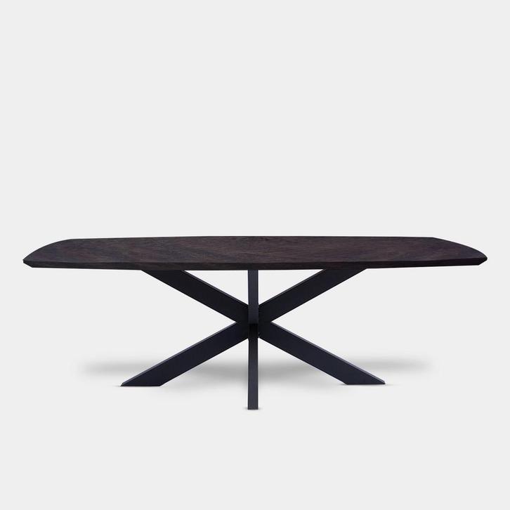 Tafel Deens Ovaal Eikenhout  Matrix  160x90, Huis en Inrichting, Tafels | Eettafels