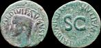 14-37ad Roman Tiberius Ae As large S-c Brons, Postzegels en Munten, Munten | Europa | Niet-Euromunten, Verzenden
