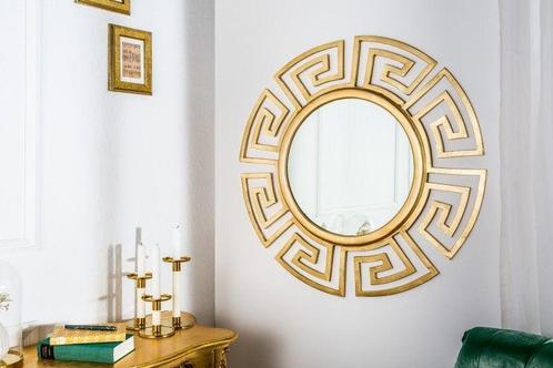 Glamorous design spiegel EUPHORIA XL 85cm gouden wandspiegel, Huis en Inrichting, Woonaccessoires | Spiegels, Ophalen of Verzenden