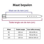 Landley Smalle Dames Riem - Leer - Tailleriem - Wit - 105, Kleding | Dames, Riemen en Ceinturen, Verzenden, Wit, Nieuw, 3 tot 5 cm