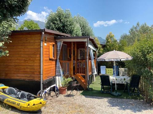 Chalet te huur op gezellige familie camping Porlezza, Italië, Vakantie, Vakantiehuizen | Italië, Recreatiepark, Lombardije en Merengebied