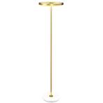 Verlichting - Staande lamp - Dimbaar - Goudkleurig, Huis en Inrichting, Lampen | Vloerlampen, Ophalen of Verzenden, Nieuw, Stof