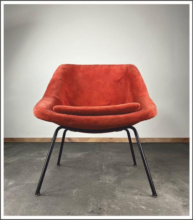 Walter Knoll - Herbert Hirche - Lounge stoel - Textiel,, Antiek en Kunst, Antiek | Meubels | Stoelen en Banken