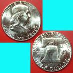 Verenigde Staten. A Lot of 7 Franklin Half Dollars 1958-1962