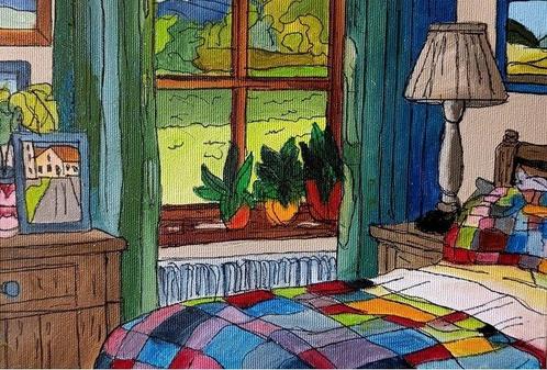 Betty Rullo (1955) - Che panorama, Antiek en Kunst, Kunst | Schilderijen | Modern