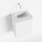 MONDIAZ OLAN 40cm toiletmeubel talc. LEX wastafel talc, Doe-het-zelf en Verbouw, Sanitair, Ophalen of Verzenden, Nieuw, Bad