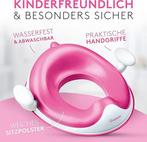 Toiletbril verkleiner Edelkern (Rose/wit), Verzenden, Nieuw