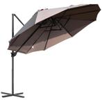 TRUUSK Dubbele Parasol, Verkeerslichtparasol, Dubbele Paraso, Tuin en Terras, Parasols, Verzenden, Nieuw