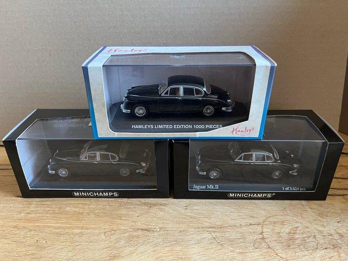 Minichamps 1:43 - Modelauto (3) - Jaguar MK II - 2 Limited, Hobby en Vrije tijd, Modelauto's | 1:5 tot 1:12