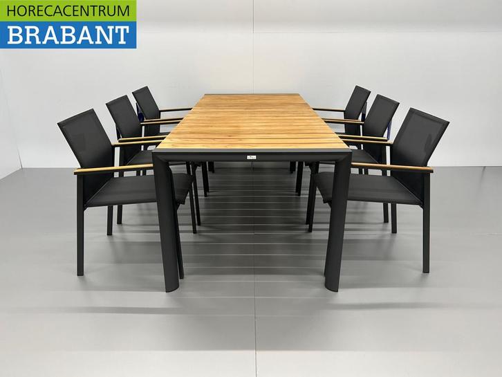 Best Freizeitmöbel Terras set eettafel met 6 stoelen, Zakelijke goederen, Horeca | Meubilair en Inrichting, Nieuw in verpakking