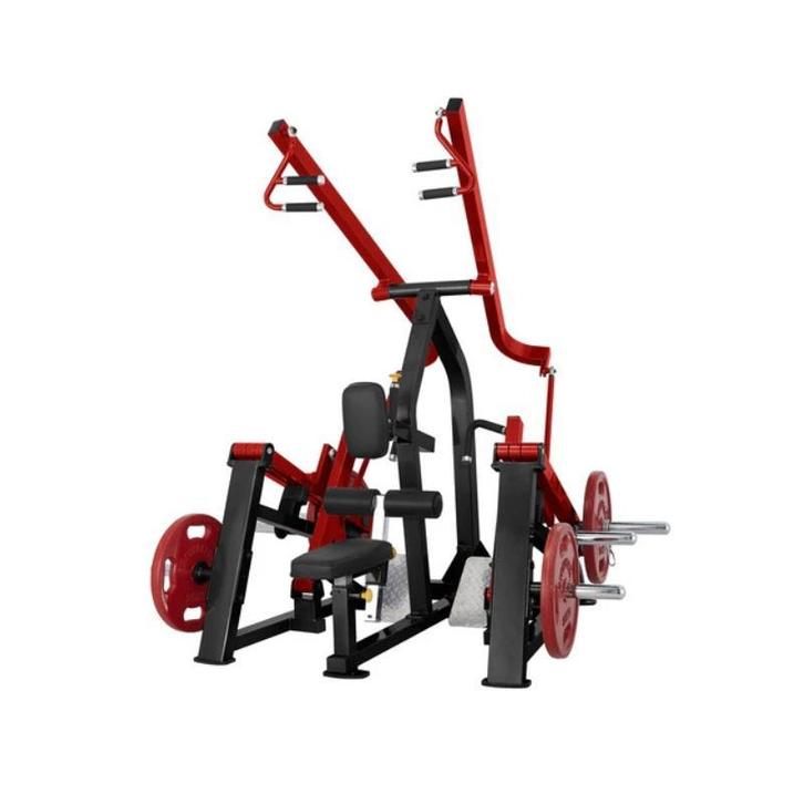 STEELFLEX PLATE LOAD LAT PULL DOWN SEATED ROW, Sport en Fitness, Fitnessapparatuur, Overige typen, Nieuw, Metaal, Armen, Buik