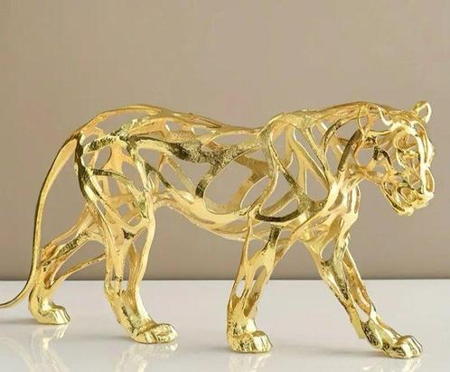Decoratief ornament - Gouden Pantera traforata, Antiek en Kunst, Kunst | Designobjecten