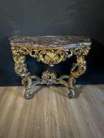 Wandtafel - Hout, Marmer, Antiek en Kunst, Antiek | Meubels | Stoelen en Banken