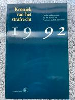 Kroniek van het strafrecht 1992, Gelezen, Verzenden, Mr. M. Barels & Prof. mr. G.J.M. Corstens), Nederland