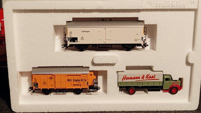 Märklin H0 - 47904 - Modeltrein goederenwagonset (1) - DB, Hobby en Vrije tijd, Modeltreinen | H0