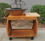 BBQ Plancha Grill Big Jack Cortenstaal 3.0 -, Tuin en Terras, Houtskoolbarbecues, Verzenden, Nieuw