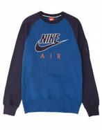 NIKE Mens Graphic Sweatshirt Jumper Small Blue Colourblock, Verzenden, Nieuw