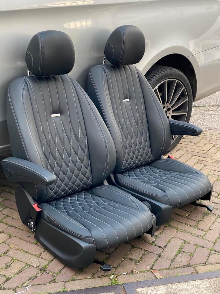 Mercedes Vito w447 bestuurders + bijrijdersstoel leer, Auto-onderdelen, Interieur en Bekleding, Nieuw, 12 maanden garantie, Mercedes-Benz