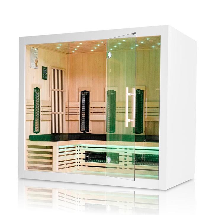 Infrarood sauna zaterdag DEMODAG infrarood saunas SUPERSAUNA, Sport en Fitness, Sauna, Fins of Traditioneel, Complete sauna, Nieuw