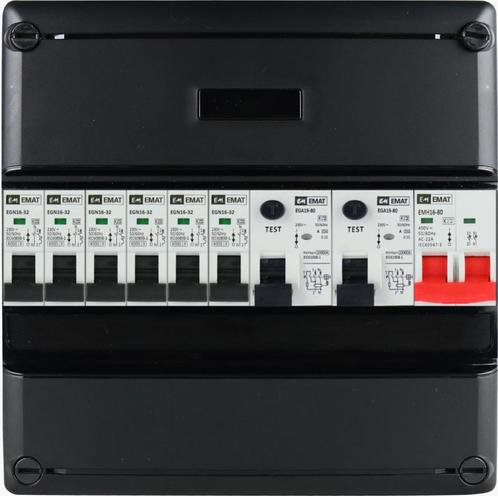 EMAT Eaton groepenkast 6 groepen 1 fase 220x220 (BxH), Doe-het-zelf en Verbouw, Elektra en Kabels, Verzenden