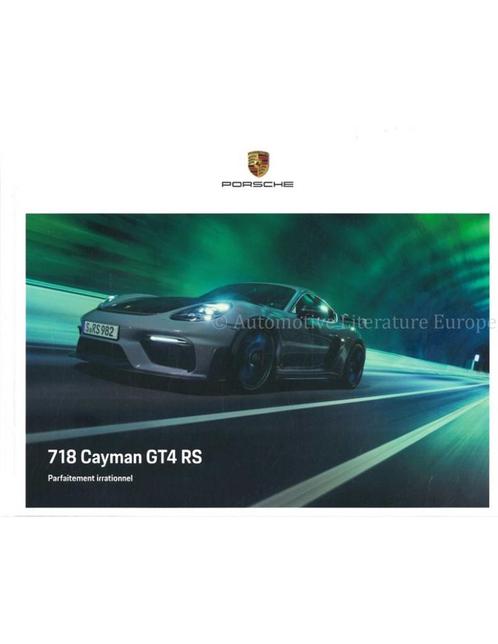 2022 PORSCHE 718 CAYMAN GT4 RS HARDCOVER BROCHURE FRANS, Boeken, Auto's | Folders en Tijdschriften, Porsche