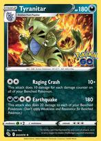 Tyranitar 043/078 Holo Pokémon Go, Ophalen of Verzenden, Nieuw, Losse kaart, Foil