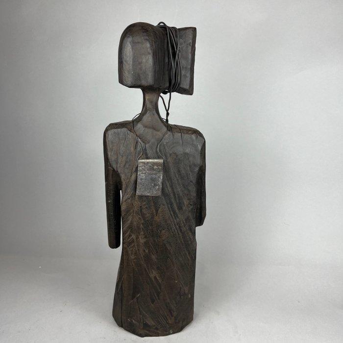 Karol Dusza (1972) - My beautiful woman ( wood, 60cm)), Antiek en Kunst, Kunst | Designobjecten