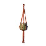 Plantenhanger Boho Rood/Roestbruin - Katoen - Macramé -, Huis en Inrichting, Woonaccessoires | Overige, Ophalen of Verzenden, Nieuw