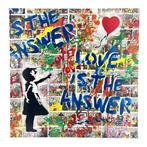 Koen Betjes (1992) - Banksy’s Balloon Girl x Love is the, Antiek en Kunst, Kunst | Schilderijen | Modern