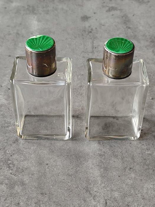 Adie Brothers LTD. - Parfumfles (2) - .925 zilver - Engelse, Antiek en Kunst, Kunst | Designobjecten