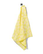HEMA Theedoek 65x65cm katoen citroenen geel, Verzenden