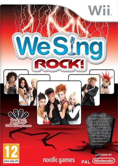We Sing Rock! [Wii], Spelcomputers en Games, Games | Nintendo Wii, Zo goed als nieuw, Ophalen of Verzenden