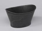 Bloempot Ovaal Loodlook 20.5x10x11 cm, Huis en Inrichting, Ophalen of Verzenden, Nieuw
