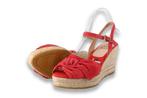 Kanna Sleehakken in maat 40 Rood | 10% extra korting, Kleding | Dames, Schoenen, Verzenden, Zo goed als nieuw, Schoenen met hoge hakken