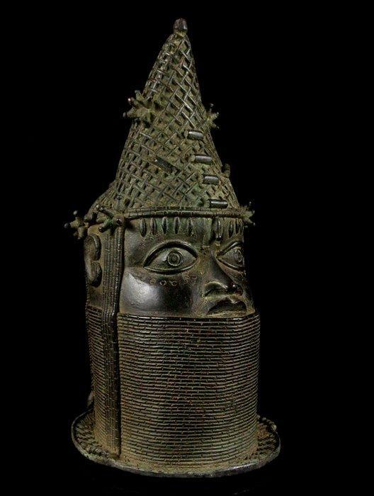 in de stijl van Bronze Kopf - Yoruba - Nigeria, Antiek en Kunst, Kunst | Niet-Westerse kunst