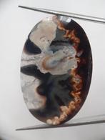 Natural blue and brown Agate - 42.124 ct - oval - rare sumat, Nieuw