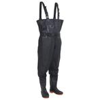 vidaXL Waadpak met laarzen en riem maat 45 zwart, Watersport en Boten, Verzenden, Nieuw