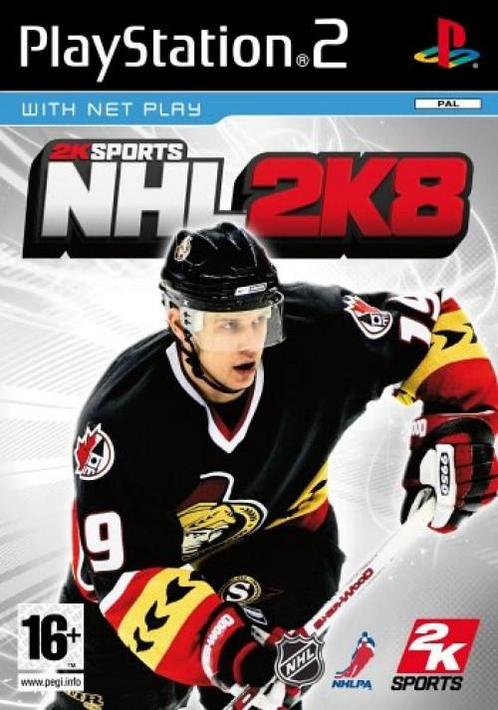 NHL 2K8 (PlayStation 2), Spelcomputers en Games, Games | Sony PlayStation 2, Gebruikt, Vanaf 12 jaar, Verzenden