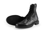 Linea Zeta Veterboots in maat 38 Zwart | 10% extra korting, Kleding | Dames, Verzenden, Zwart, Overige typen, Zo goed als nieuw