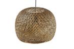 Hanglamp ORGANIC LIVING 45cm naturel Bamboo - 40589, Ophalen of Verzenden, Nieuw